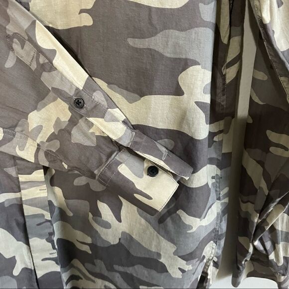 ASOS Antony Morato Grandad Collar Shirt In Camo - Picture 8 of 12